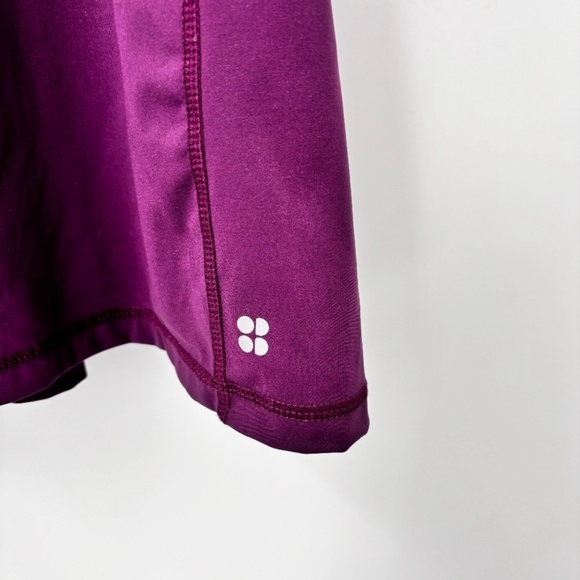 Women's Purple Sleeveless Dress - Picture 5 of 7